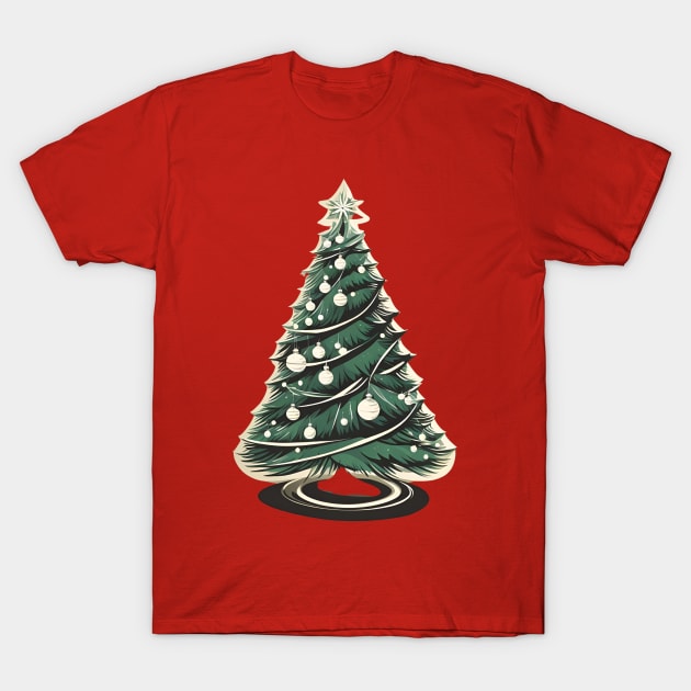 Christmas Tree T-Shirt by FineArtworld7